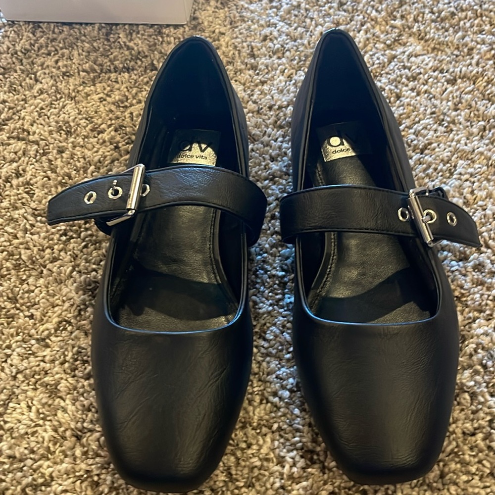 These are Brand new Maryjane’s with buckles Faux leather